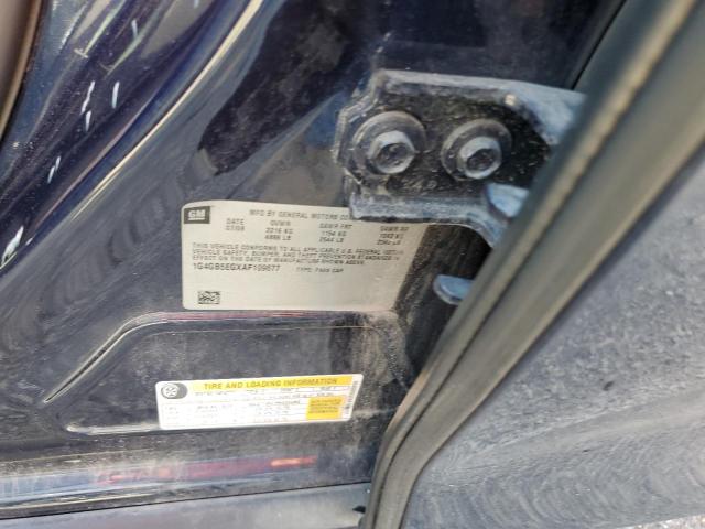 1G4GB5EGXAF109877 - 2010 BUICK LACROSSE CX 蓝色 照片 12