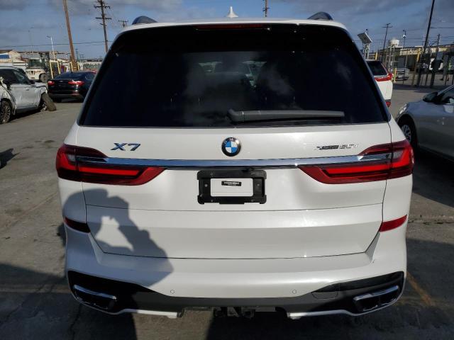5UXCX4C54KLS38182 - 2019 BMW X7 XDRIVE50I WHITE photo 6