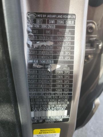 SALVE2RX5JH270047 - 2018 LAND ROVER RANGE ROVE AUTOBIOGRAPHY BROWN photo 14