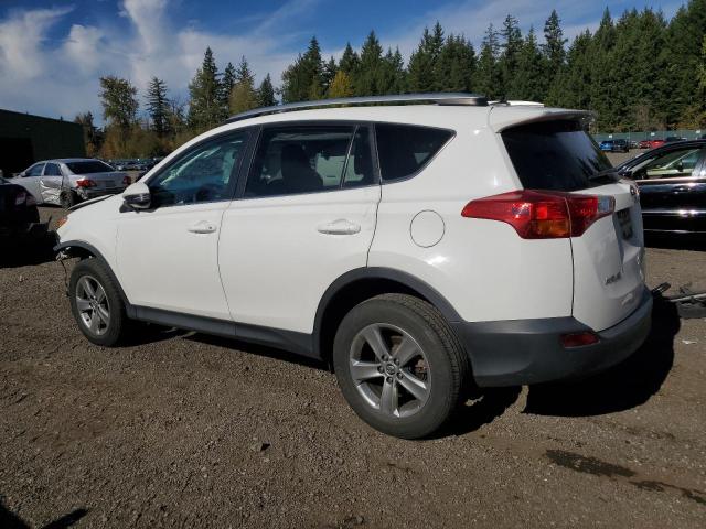 2T3RFREV4FW264552 - 2015 TOYOTA RAV4 XLE WHITE photo 2