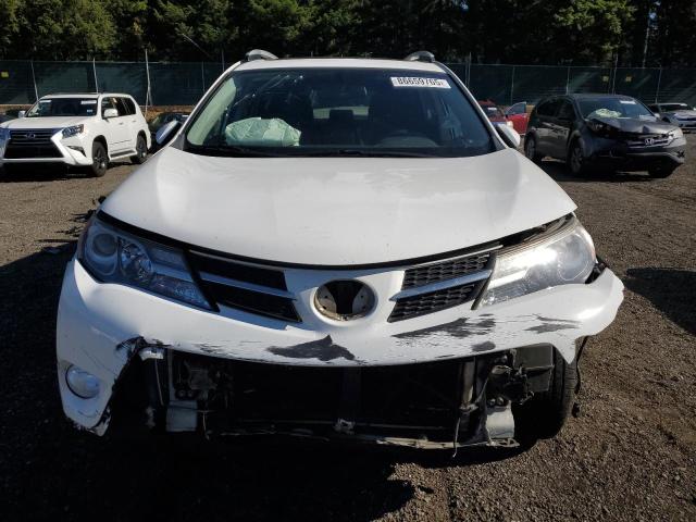 2T3RFREV4FW264552 - 2015 TOYOTA RAV4 XLE WHITE photo 5