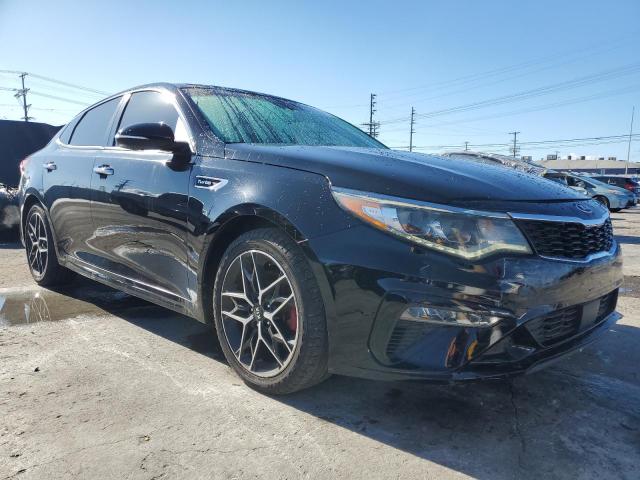 5XXGW4L26KG320619 - 2019 KIA OPTIMA SX BLACK photo 4