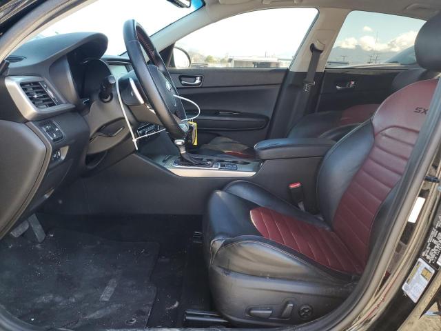 5XXGW4L26KG320619 - 2019 KIA OPTIMA SX BLACK photo 7