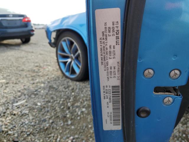 2C3CDZFJ7FH809736 - 2015 DODGE CHALLENGER R/T SCAT PACK BLUE photo 13