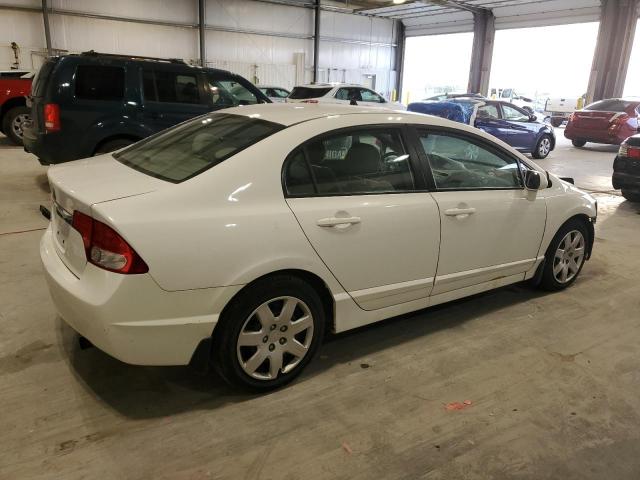 19XFA1F51BE025841 - 2011 HONDA CIVIC LX WHITE photo 3