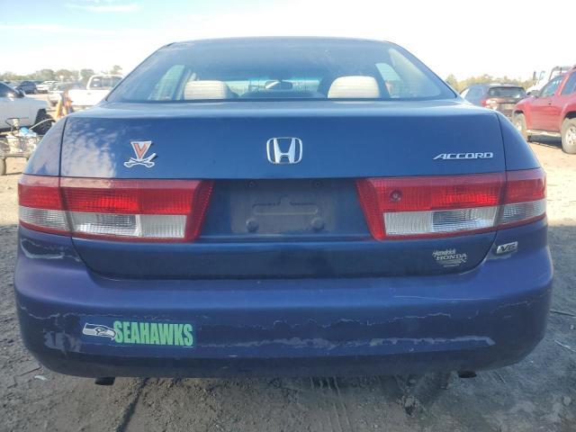 1HGCM66373A074747 - 2003 HONDA ACCORD LX BLUE photo 6