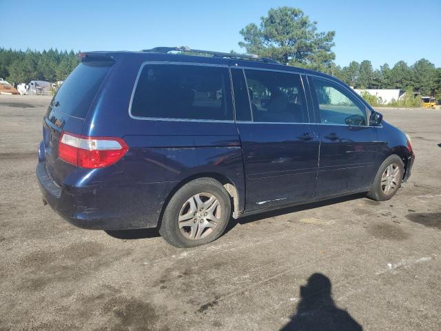 5FNRL384X7B077476 - 2007 HONDA ODYSSEY EX BLUE photo 3