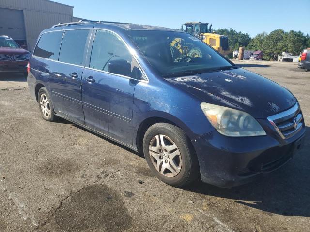 5FNRL384X7B077476 - 2007 HONDA ODYSSEY EX BLUE photo 4