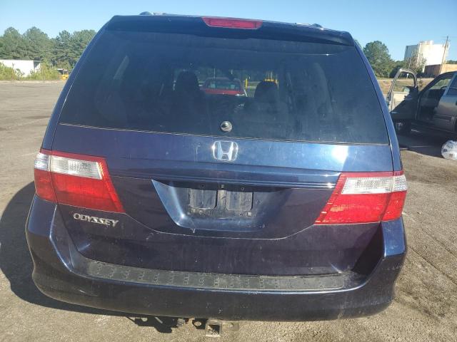 5FNRL384X7B077476 - 2007 HONDA ODYSSEY EX BLUE photo 6