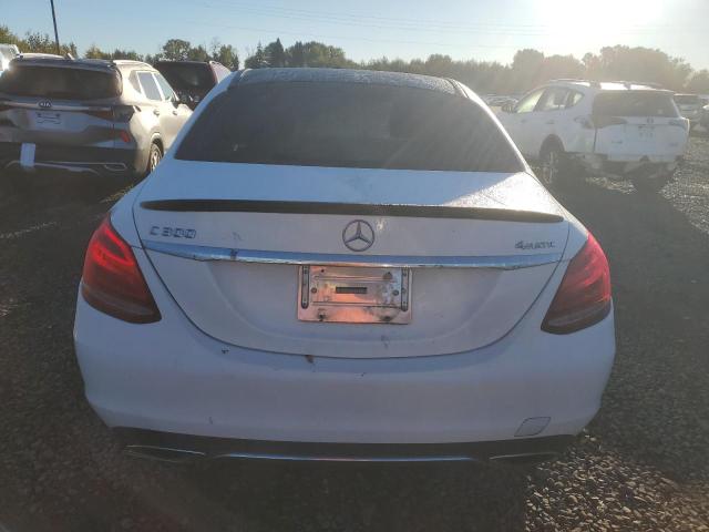55SWF4KB3FU003160 - 2015 MERZ C 300 4MATIC WHITE photo 6