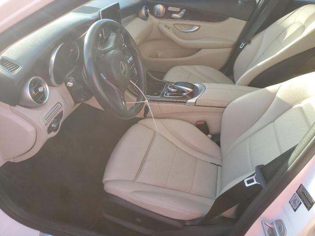 55SWF4KB3FU003160 - 2015 MERZ C 300 4MATIC WHITE photo 7