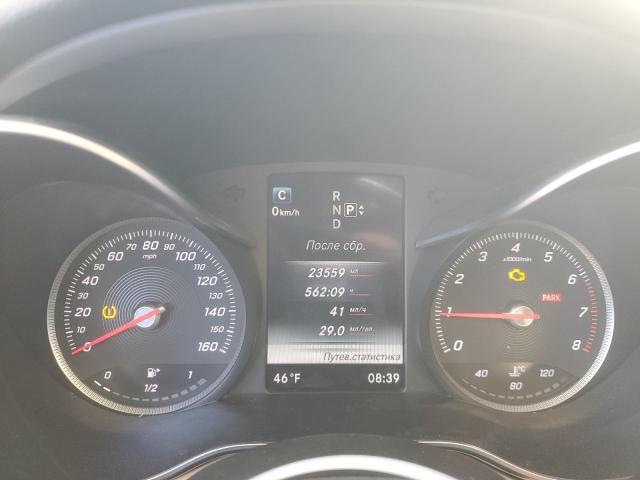 55SWF4KB3FU003160 - 2015 MERZ C 300 4MATIC WHITE photo 9