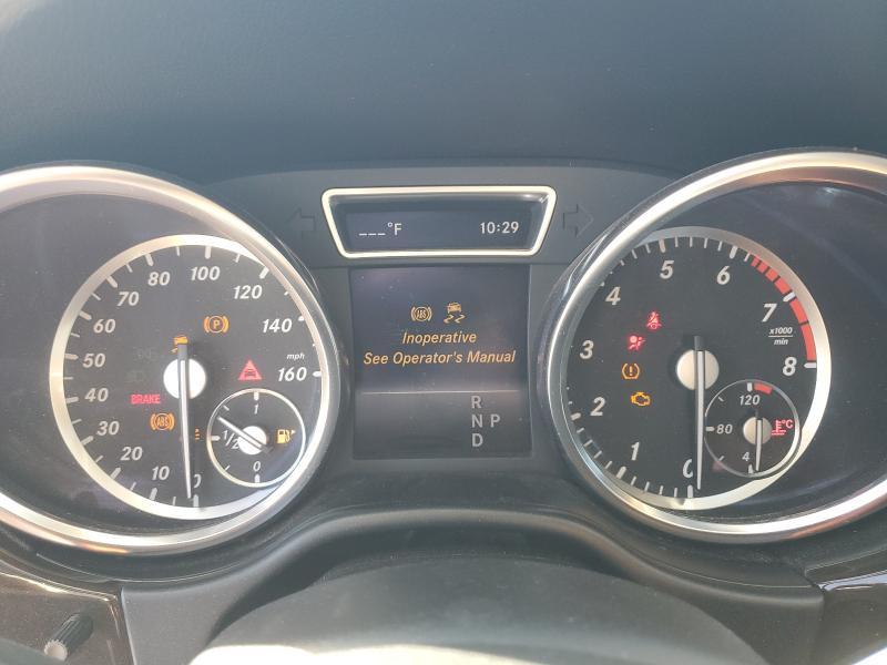 4JGDA5HB4FA458625 - 2015 MERCEDES-BENZ ML 350 4MATIC SILVER photo 9