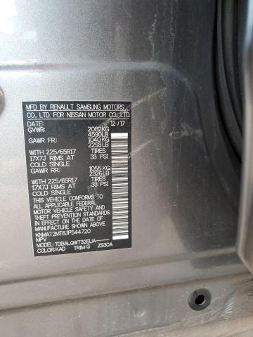 KNMAT2MT6JP544720 - 2018 NISSAN ROGUE S رمادي صورة 14