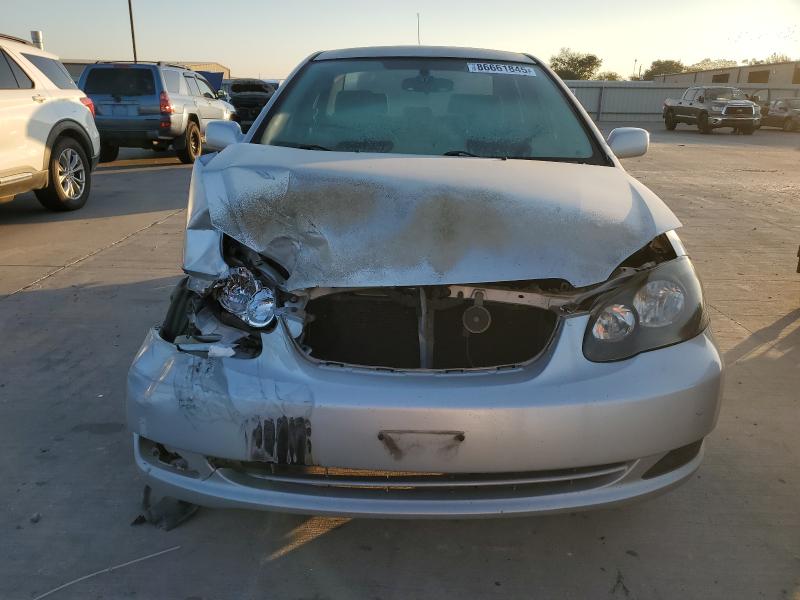 JTDBR32E270114777 - 2007 TOYOTA COROLLA CE SILVER photo 5