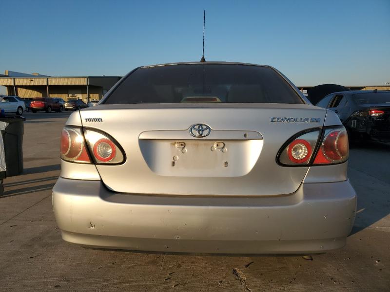 JTDBR32E270114777 - 2007 TOYOTA COROLLA CE SILVER photo 6