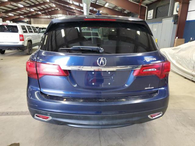 5FRYD4H47GB033576 - 2016 ACURA MDX TECHNOLOGY أزرق صورة 6