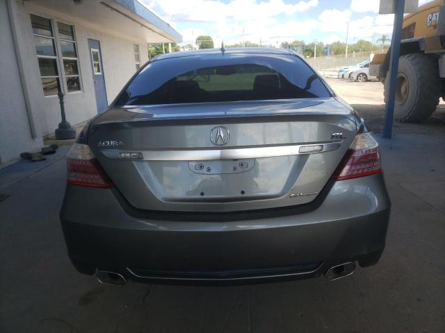 JH4KB2F64AC000463 - 2010 ACURA RL GRAY photo 6