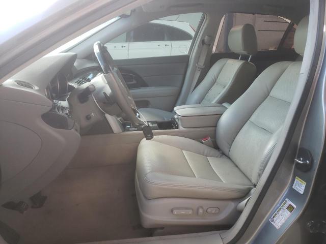 JH4KB2F64AC000463 - 2010 ACURA RL GRAY photo 7