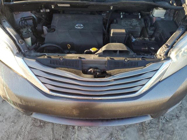 5TDYK3DC3BS171103 - 2011 TOYOTA SIENNA XLE 石墨色 照片 12