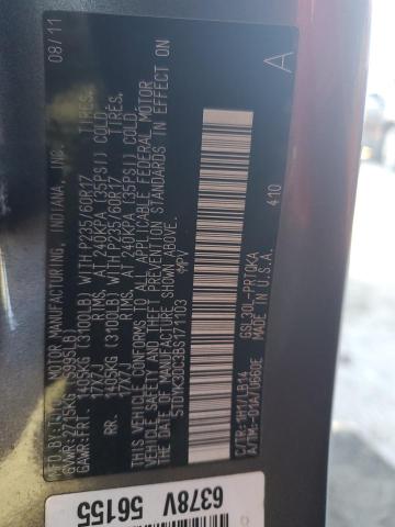 5TDYK3DC3BS171103 - 2011 TOYOTA SIENNA XLE 石墨色 照片 13