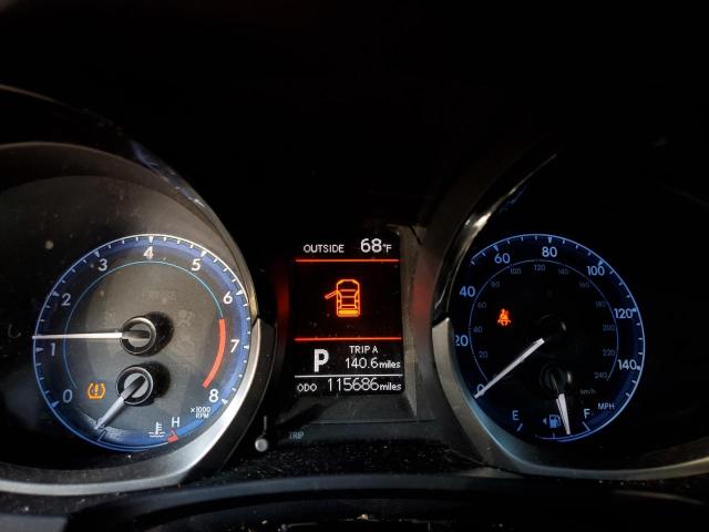 2T1BURHEXEC036339 - 2014 TOYOTA COROLLA L BLACK photo 9