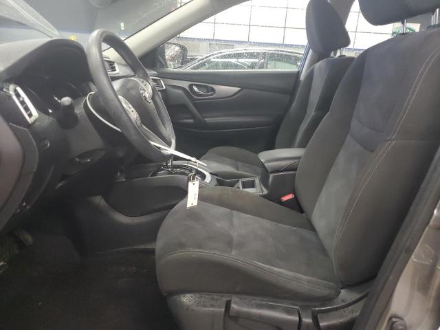KNMAT2MV2GP609749 - 2016 NISSAN ROGUE S GRAY photo 7