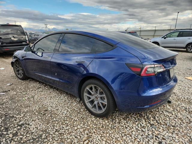 5YJ3E1EB8MF988196 - 2021 TESLA MODEL 3 Կապույտ լուսանկար 2