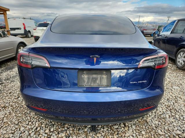 5YJ3E1EB8MF988196 - 2021 TESLA MODEL 3 Կապույտ լուսանկար 6
