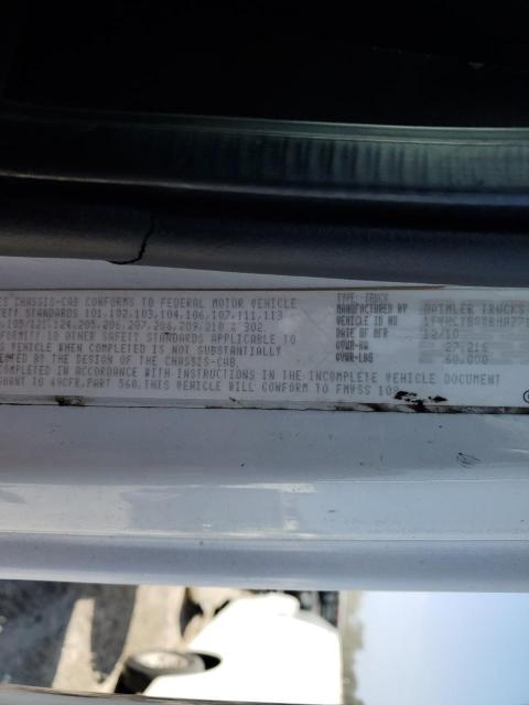 1FVHCYBSXBHAZ7159 - 2011 FREIGHTLINER M2 106 MEDIUM DUTY WHITE photo 10