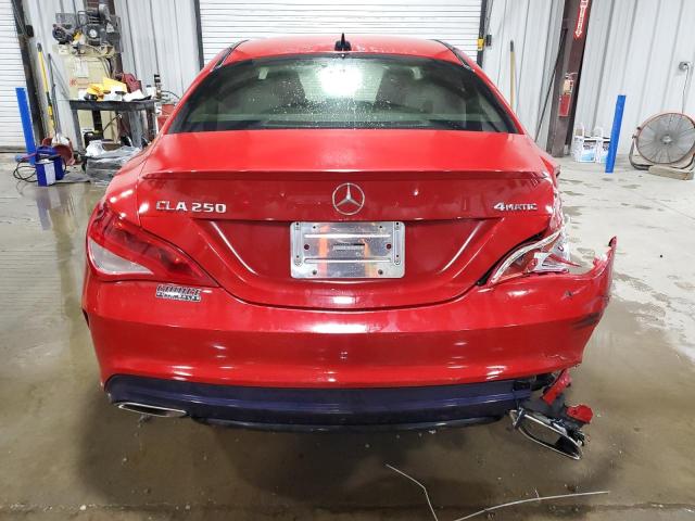 WDDSJ4GB4JN524606 - 2018 MERCEDES-BENZ CLA 250 4MATIC RED photo 6