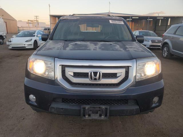 5FNYF4H65AB004226 - 2010 HONDA PILOT EXL BLUE photo 5