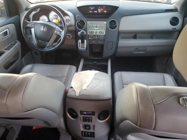 5FNYF4H65AB004226 - 2010 HONDA PILOT EXL BLUE photo 8