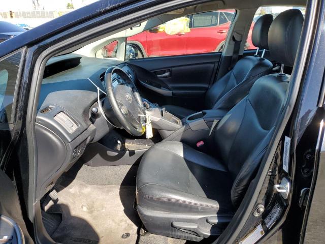 JTDKN3DU3D5593130 - 2013 TOYOTA PRIUS შავი ფოტო 7
