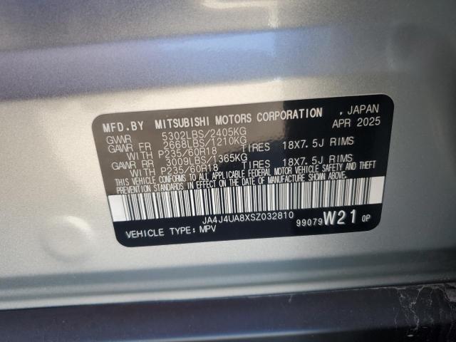 JA4J4UA8XSZ032810 - 2025 MITSUBISHI OUTLANDER ES 银色 照片 13