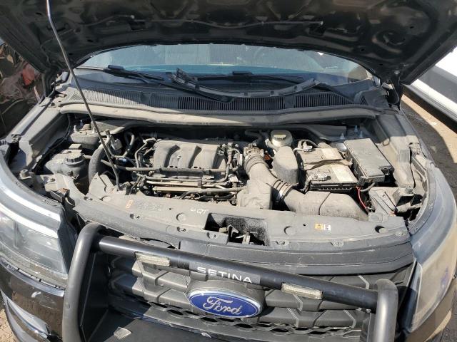 1FM5K8AR0HGC78214 - 2017 FORD EXPLORER POLICE INTERCEPTOR BLACK photo 11