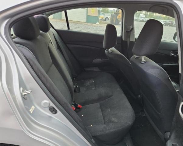 19XFB2F55DE236496 - 2013 HONDA CIVIC LX SILVER photo 10