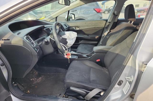 19XFB2F55DE236496 - 2013 HONDA CIVIC LX SILVER photo 7