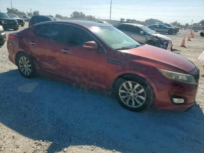5XXGN4A76FG352509 - 2015 KIA OPTIMA EX RED photo 4