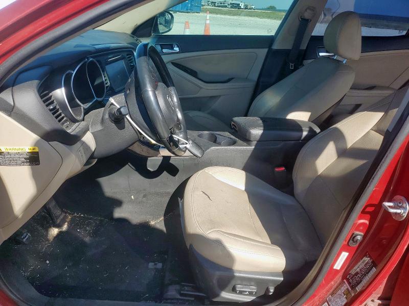 5XXGN4A76FG352509 - 2015 KIA OPTIMA EX RED photo 7