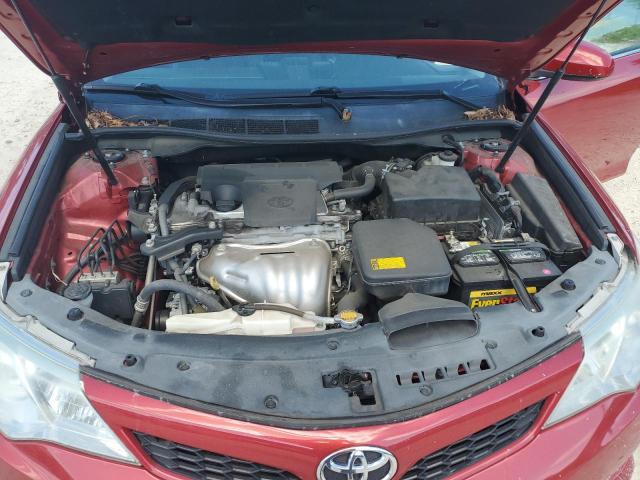 4T1BF1FK3DU693713 - 2013 TOYOTA CAMRY L RED photo 11