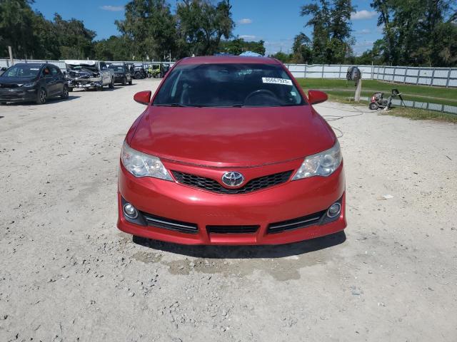4T1BF1FK3DU693713 - 2013 TOYOTA CAMRY L RED photo 5