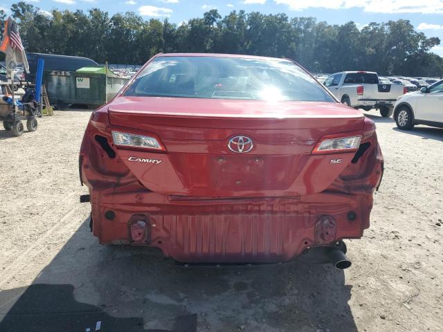 4T1BF1FK3DU693713 - 2013 TOYOTA CAMRY L RED photo 6