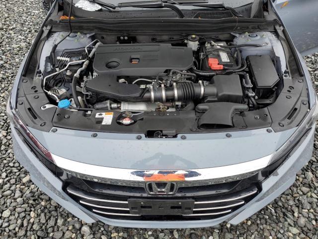 1HGCV2F93MA016307 - 2021 HONDA ACCORD TOURING ნაცრისფერი ფოტო 11