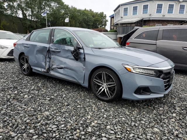 1HGCV2F93MA016307 - 2021 HONDA ACCORD TOURING ნაცრისფერი ფოტო 4