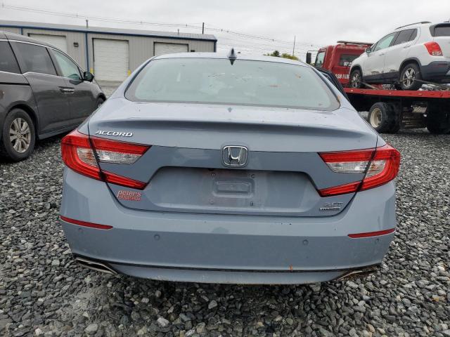 1HGCV2F93MA016307 - 2021 HONDA ACCORD TOURING ნაცრისფერი ფოტო 6