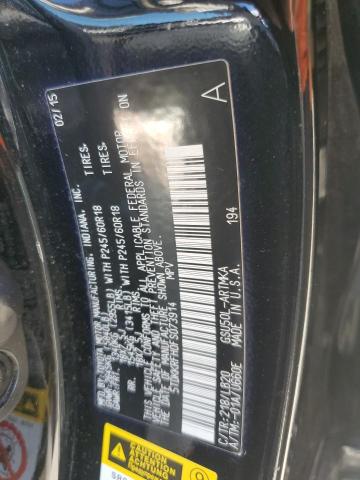 5TDKKRFH0FS073914 - 2015 TOYOTA HIGHLANDER XLE Qara foto 13