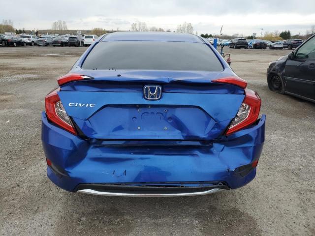 2HGFC2F72LH015991 - 2020 HONDA CIVIC EX BLUE photo 6