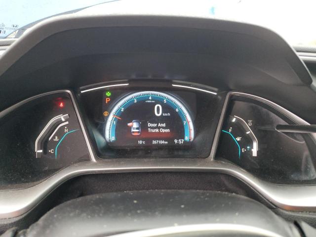 2HGFC2F72LH015991 - 2020 HONDA CIVIC EX BLUE photo 9
