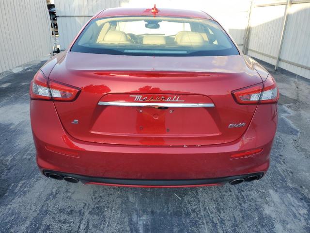 ZAM57YSL2K1336152 - 2019 MASERATI GHIBLI S Czerwony zdjęcie 6